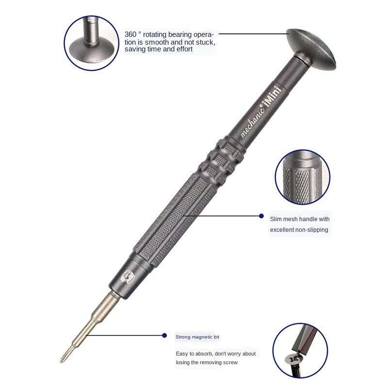 MECHANIC iMini Series Mobile Phone Repair Glasses Screw Batch Clock Tool, Series: Phillips 1.2