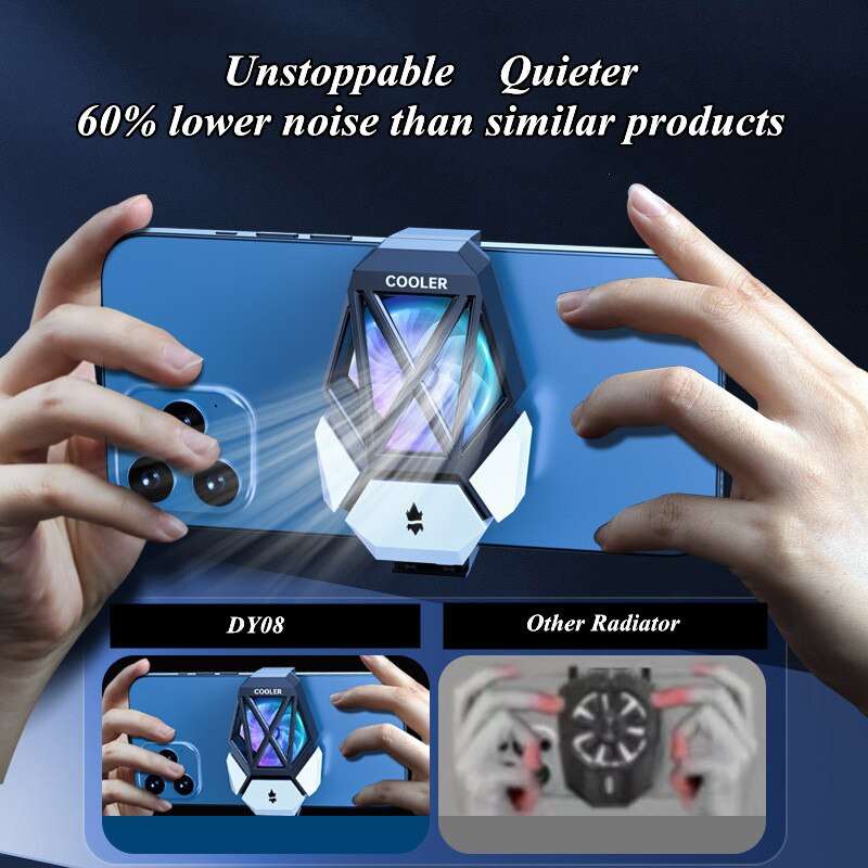 Mobile Phone Universal Radiator With Two Speed Ultra Long Battery Life Plug Model Black White