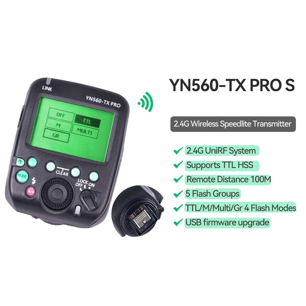 For Nikon YONGNUO YN560-TX Pro High-speed Synchronous TTL Trigger Wireless Flash Trigger