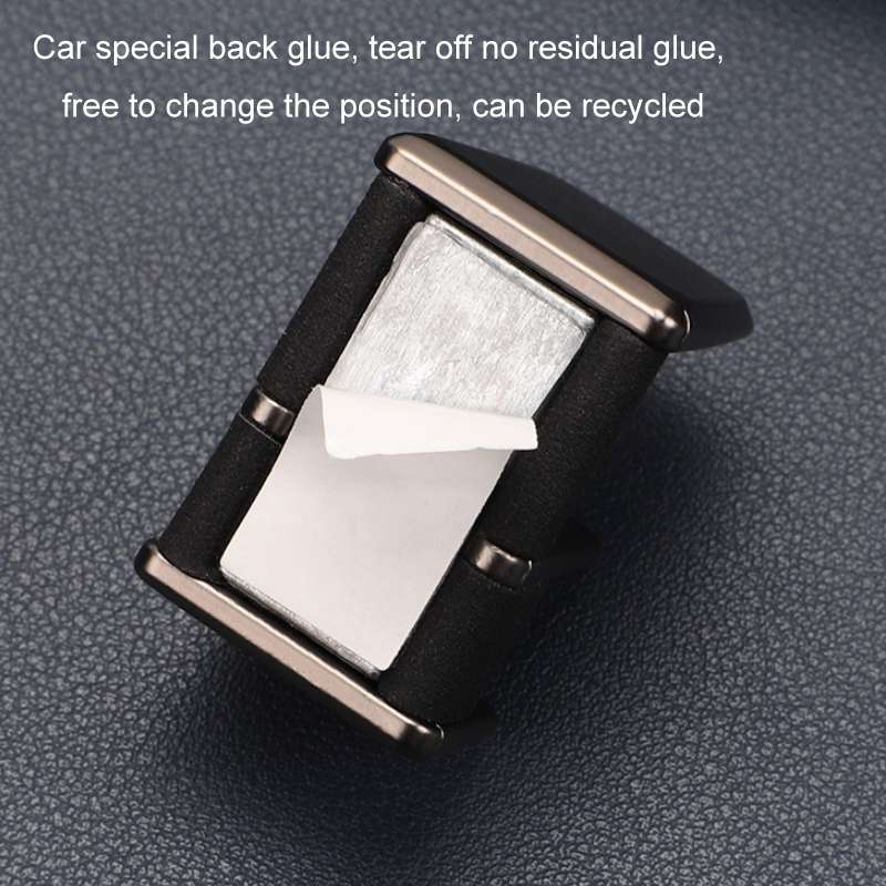 Car Dashboard Glasses Storage Multifunctional Card Holder(Grey)