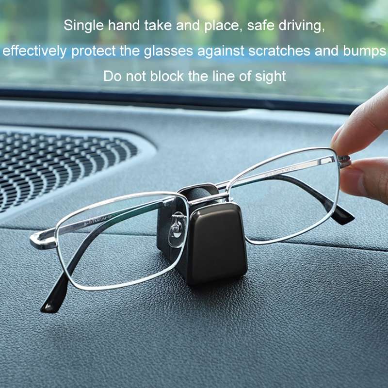 Car Dashboard Glasses Storage Multifunctional Card Holder(Grey)