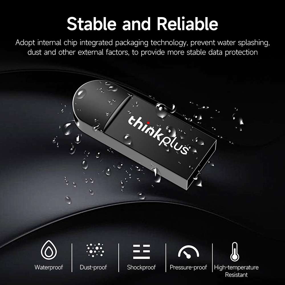 Lenovo ThinkPlus MU222 2.0 Business Office U Disk, Capacity: 8GB(Black)