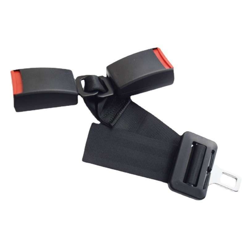 One Support and Two Extension Belt Car Rear Two-seat Seat Safety Belt Connector