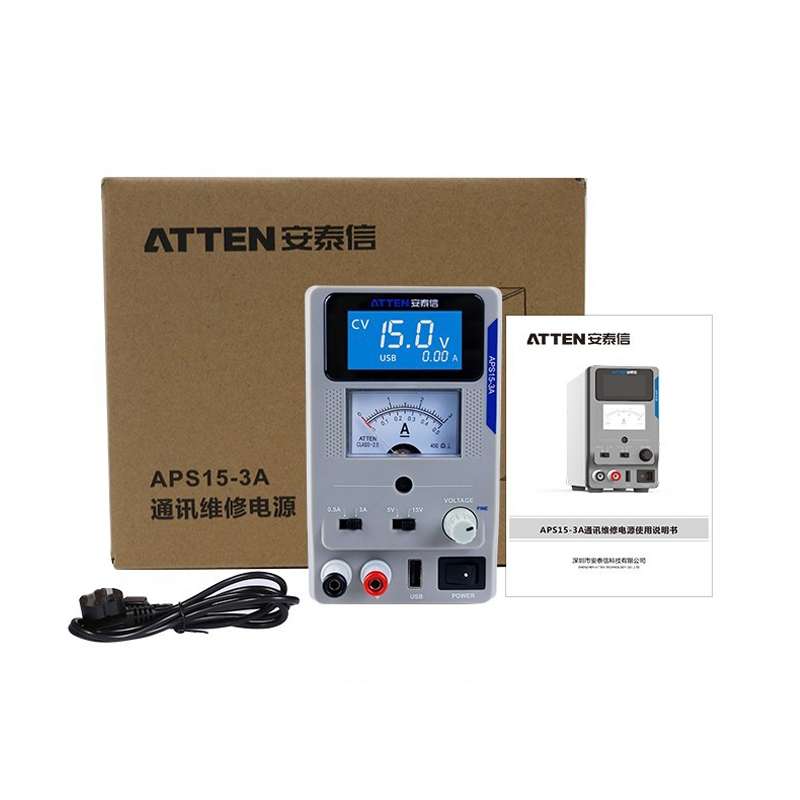 ATTEN APS22-5A 22V 5A USB Digital Variable Adjustable Laboratory DC Power Supply For Mobile Repair,