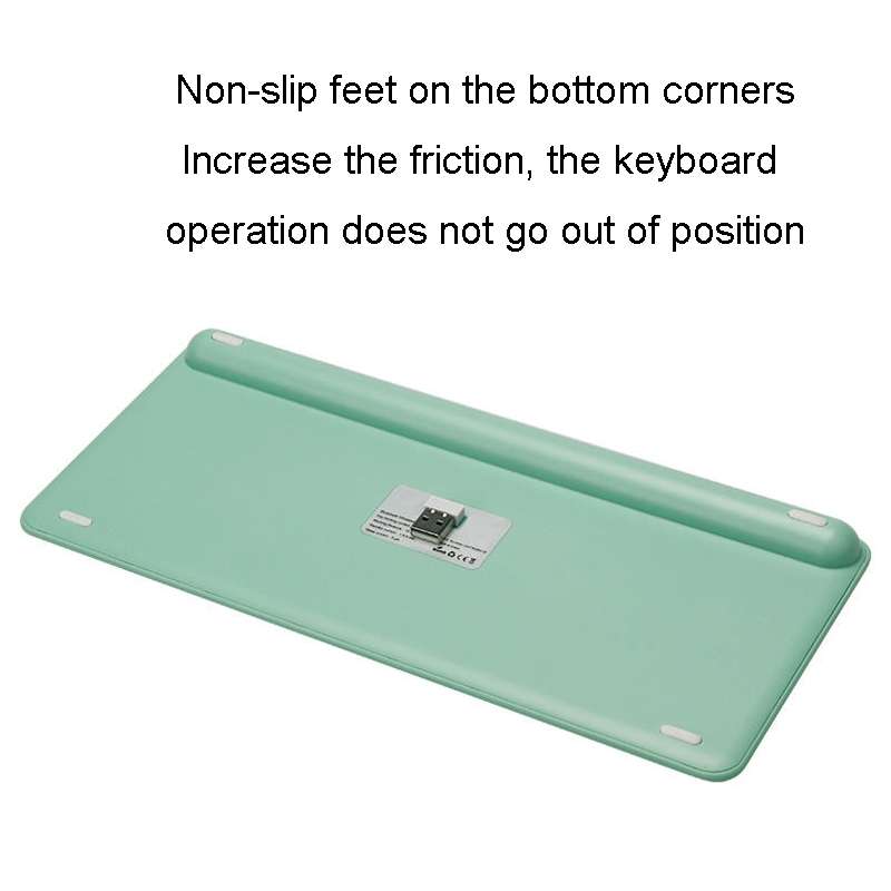 B087 2.4G Portable 78 Keys Dual Mode Wireless Bluetooth Keyboard And Mouse, Style: Keyboard Mouse Se