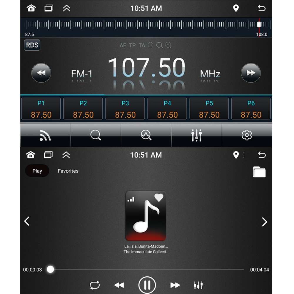 For BYD F3 7 inch Car Android Navigation Bluetooth FM Radio, Memory: 2+64G