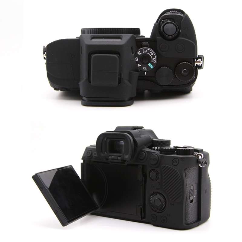 For Sony A7RV Mirrorless Camera Protective Silicone Case, Color: Red