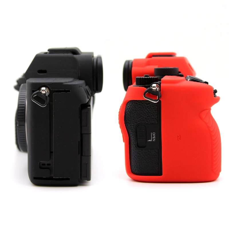 For Sony A7RV Mirrorless Camera Protective Silicone Case, Color: Red