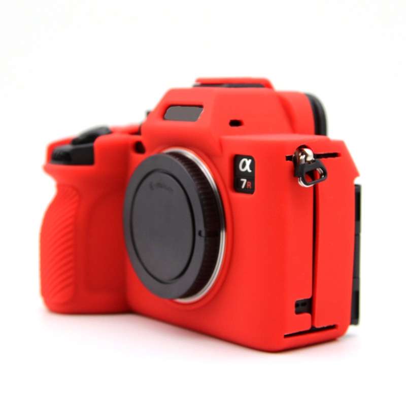 For Sony A7RV Mirrorless Camera Protective Silicone Case, Color: Red