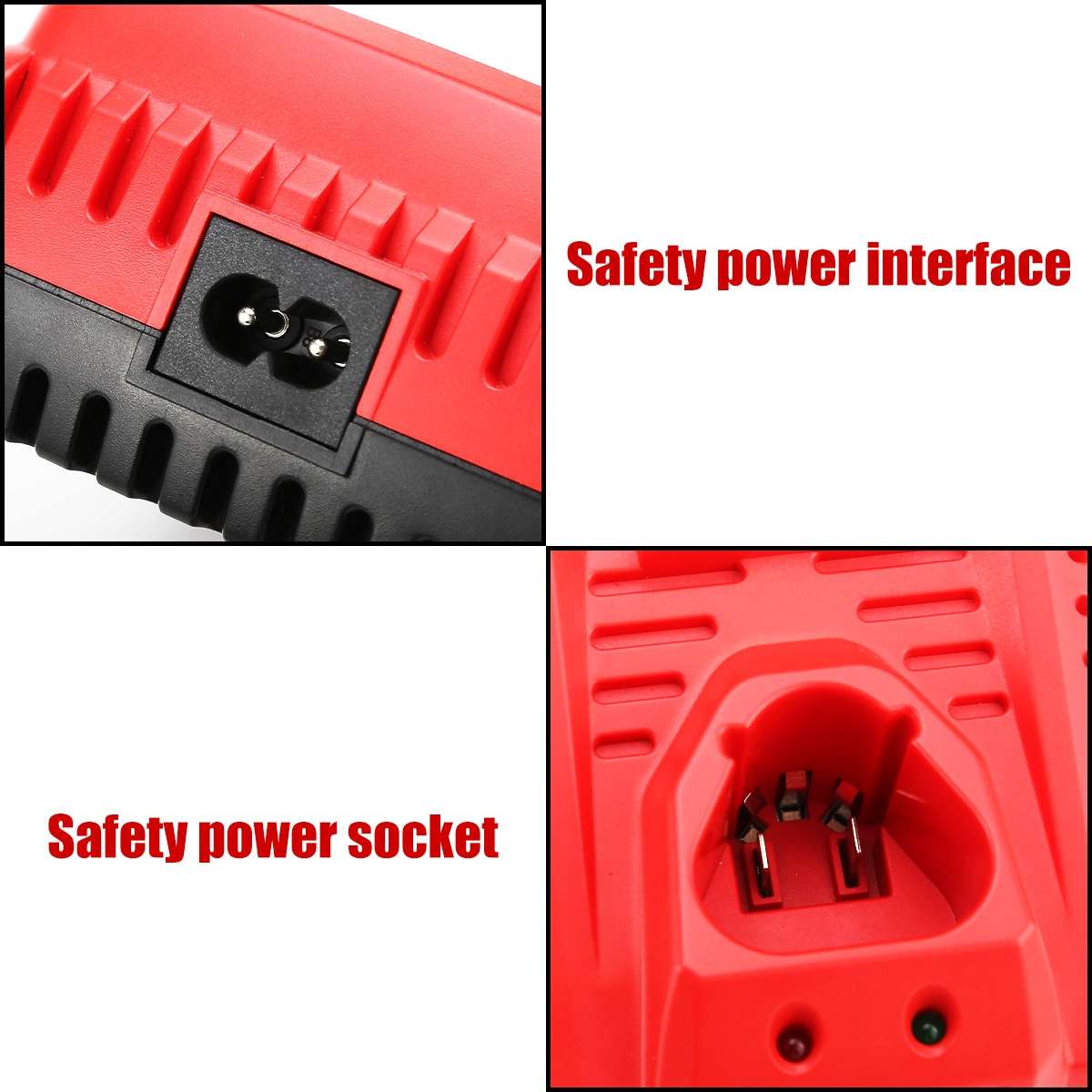 N12 For Milwaukee 10.8/12V Electric Tool Lithium Battery Fast Charger, Plug: US