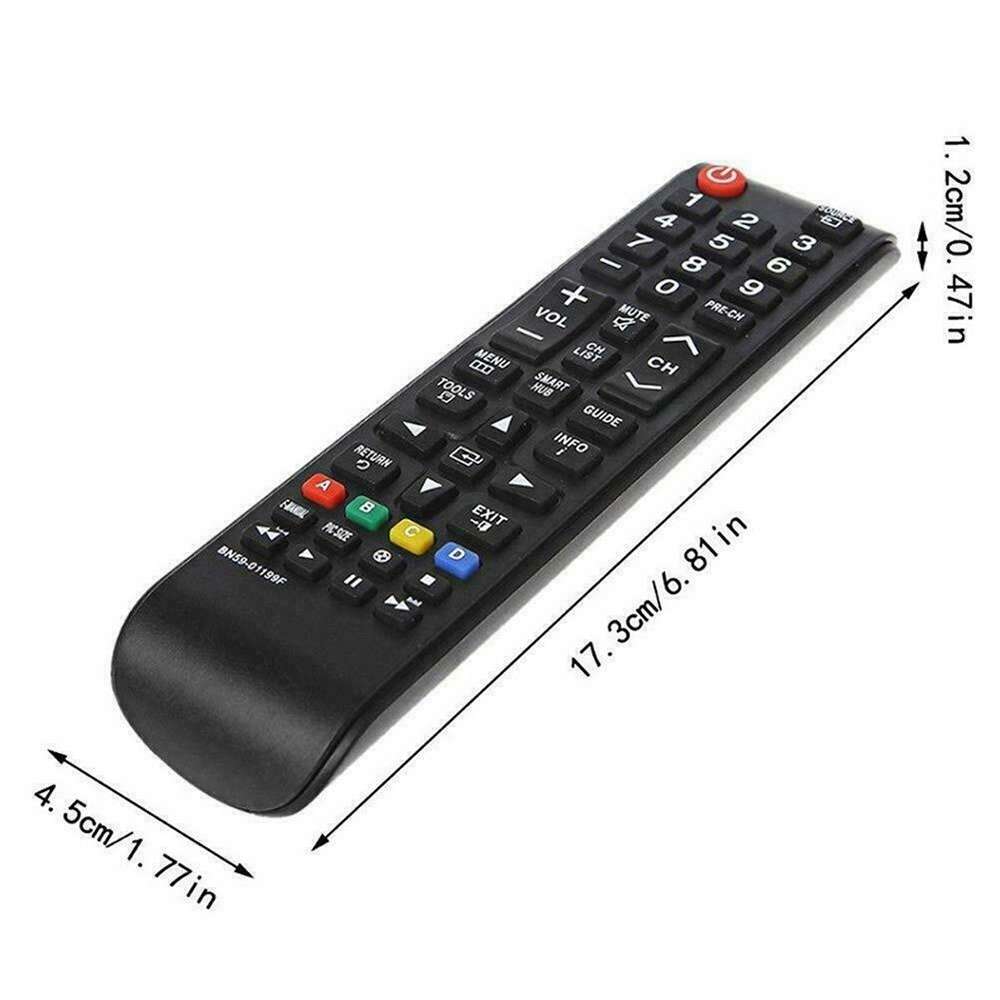 BN59-01199F For Samsung LED LCD Smart TV Remote Control Replacement (Black)