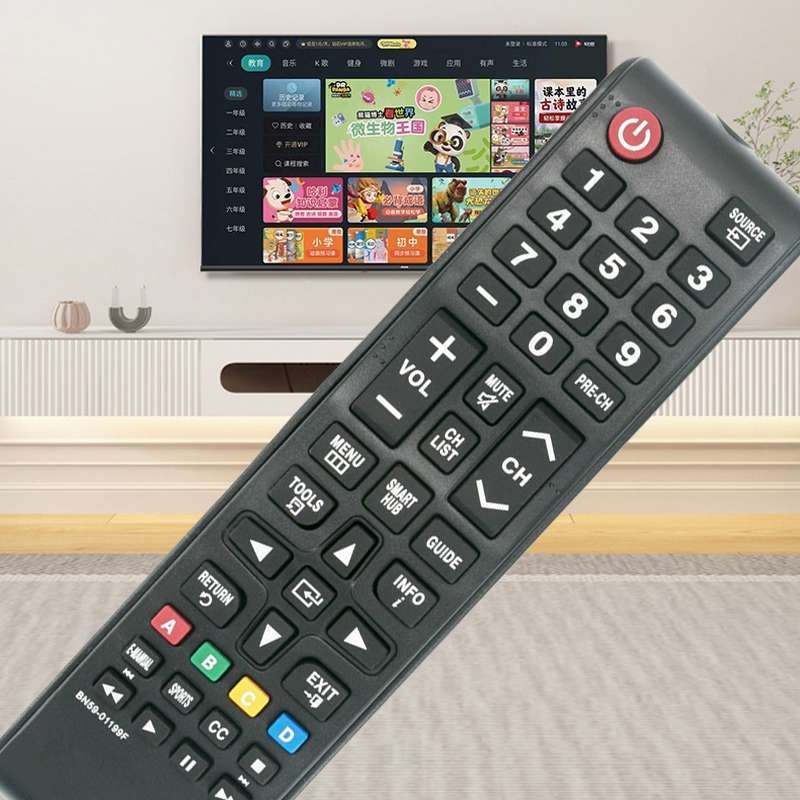 BN59-01199F For Samsung LED LCD Smart TV Remote Control Replacement (Black)