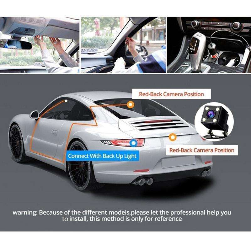 3 Recording 1080P Camera HD Mobile Phone Playback Driving Recorder(G70)