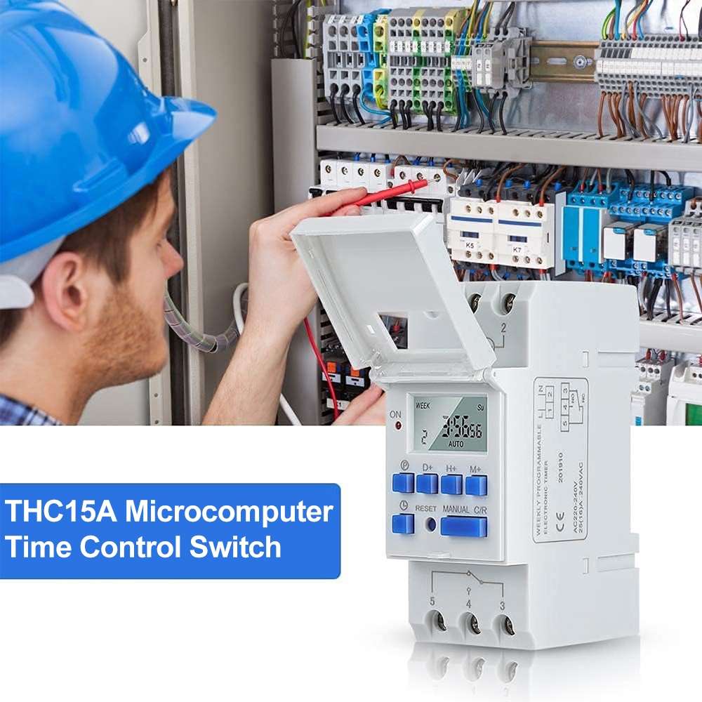 THC15A Microcomputer Time Control Switch Transparent Time Control Timer