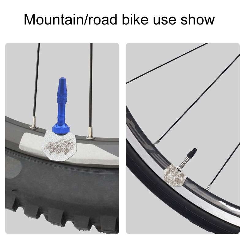 ENLEE E-Q234 1pair Bicycle Universal Valve Stickers Bike Touring Wheel Decorative Stri ... I Model