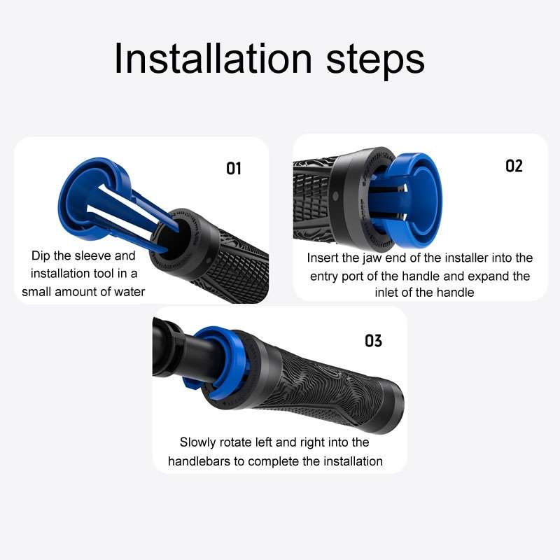 ENLEE XRT-10 Bicycle Handlebar Holder Installation Tool Mountain Bike Grips Mounting Bra ... (Red)