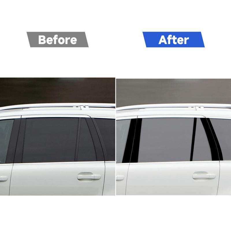 For 2003-2014 Volvo XC90 10pcs /Set Universal B-pillar Decorative Sticker for Left and Right Drive(B