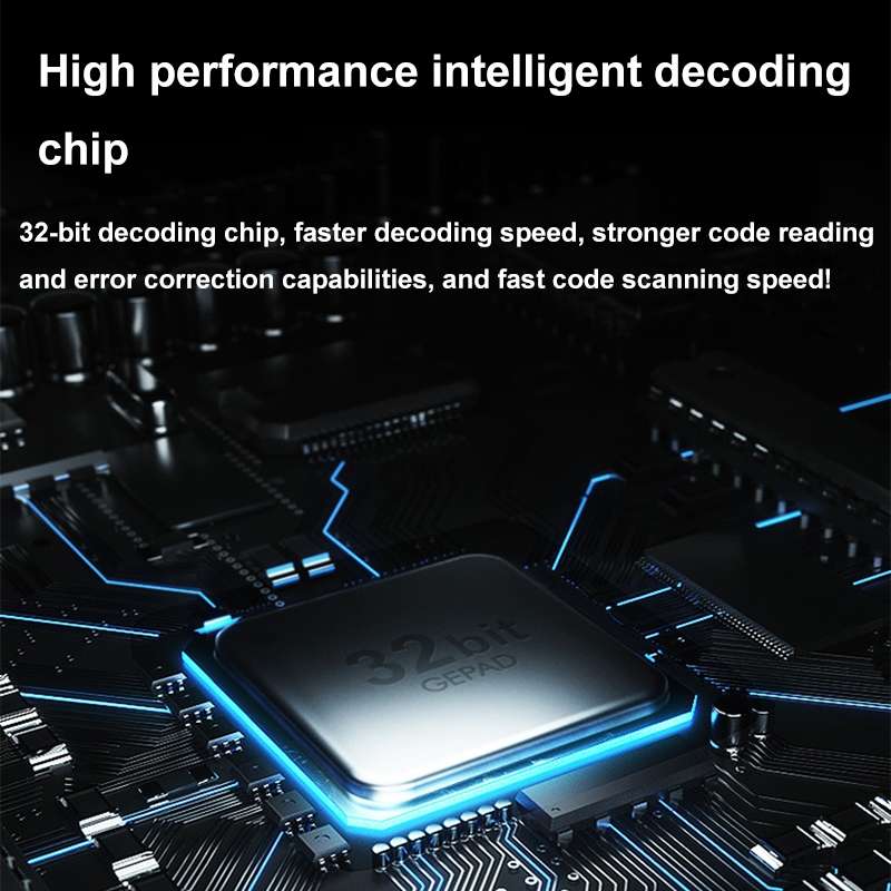 QR Code Scanner Mobile Phone Screen Supermarket Cashier Scanner, Model: Bluetooth Wireless