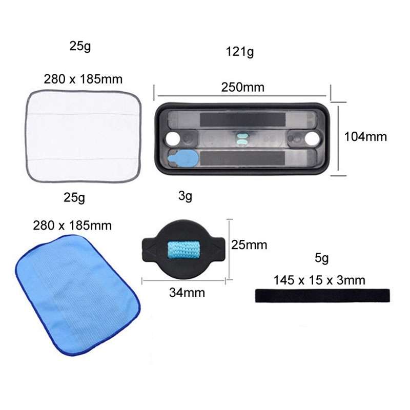 For iRobot Braava 380 / 380T / 390 / 390T Mopping Machine Equipment, Model: White Dried Mop