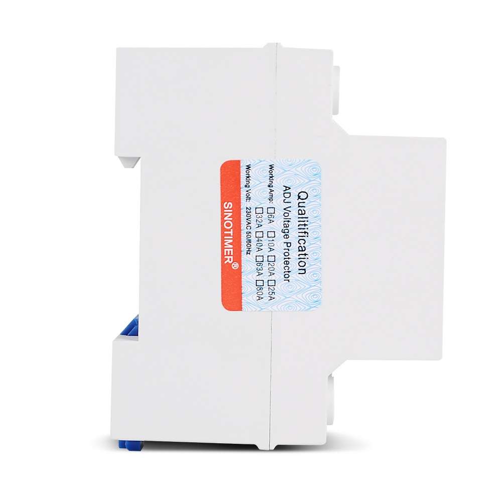 SINOTIMER STVP-932 63A 3-phase 380V LCD Self-resetting Adjustable Surge Voltage Protector