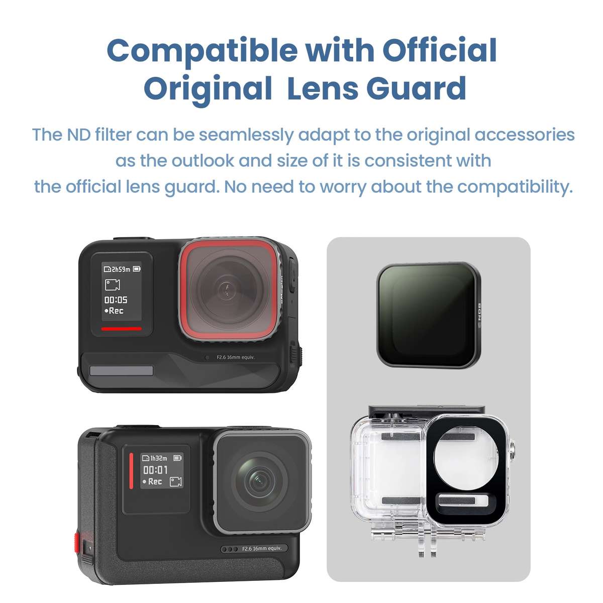 For Insta360 Ace CPL+ND8+ND16+ND32 aMagisn Waterproof Filter Protective Goggles Sports Camera Acce
