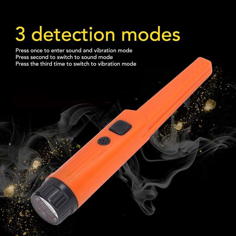 Mini Waterproof Handheld Metal Positioning Rod Detector(Orange)