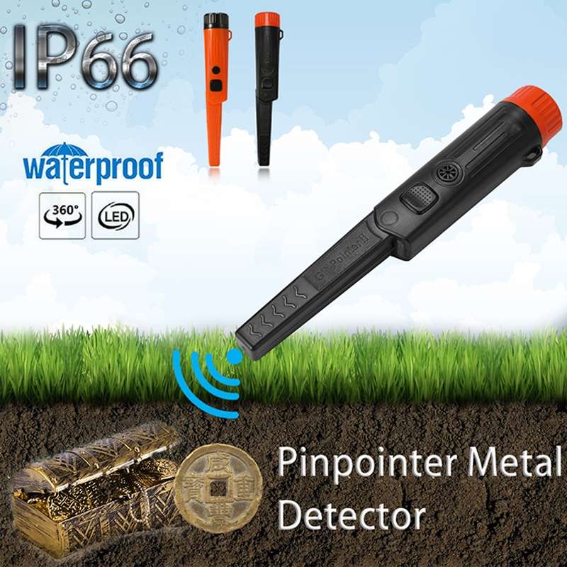 Mini Waterproof Handheld Metal Positioning Rod Detector(Orange)