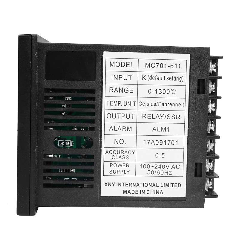 SINOTIMER MC701 Universal Input Short Case PID Intelligent Temperature Controller Meter Heating Cool