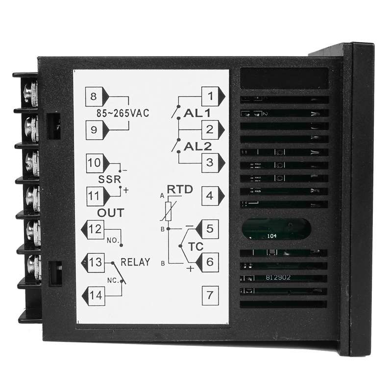 SINOTIMER MC701 Universal Input Short Case PID Intelligent Temperature Controller Meter Heating Cool