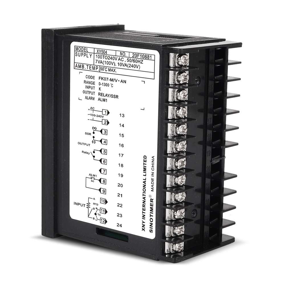 SINOTIMER XY504 Smart Temperature Control Instrument Short Case PID Heating Refrigeration Relay SSR