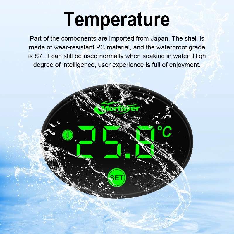 Morfayer Locomotive Multi-function Voltmeter, Green, Specification: 4 in 1 With 7 Color Aperture