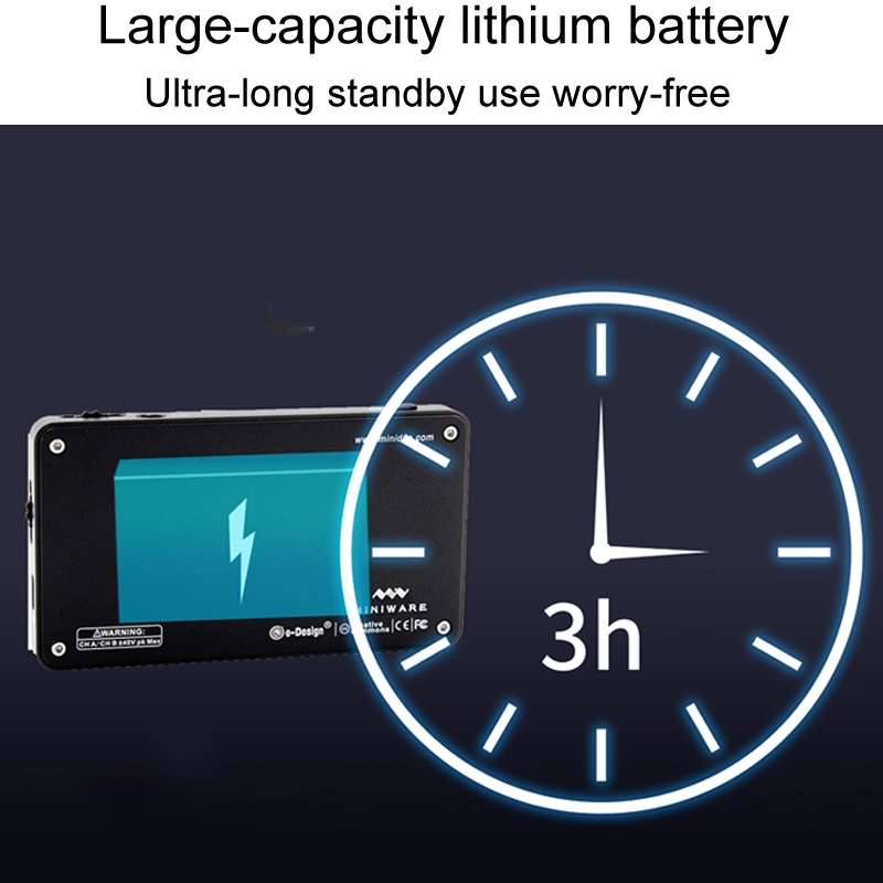 MINIWARE Dual Channel Mini Portable Handheld Digital Storage Oscilloscope, Model: DS212