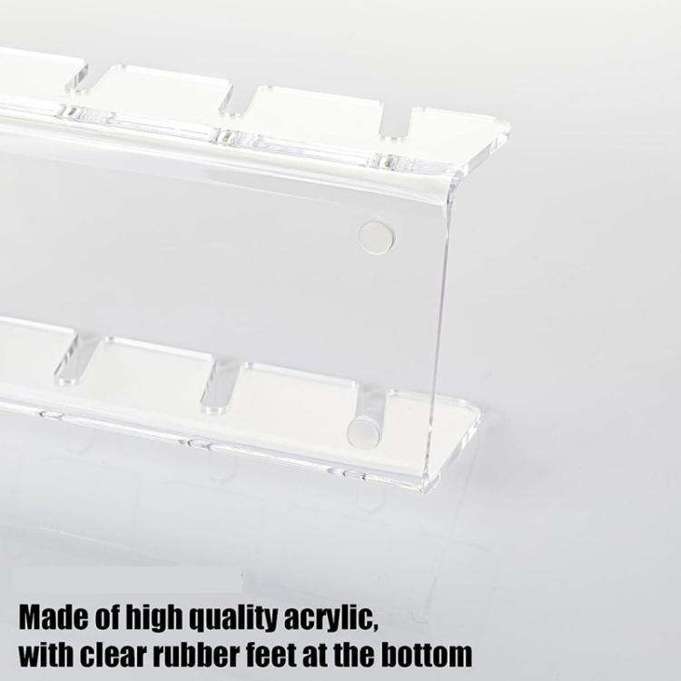 Acrylic Baseball Cap Holder Can Store 7 Baseball Caps(Transparent)