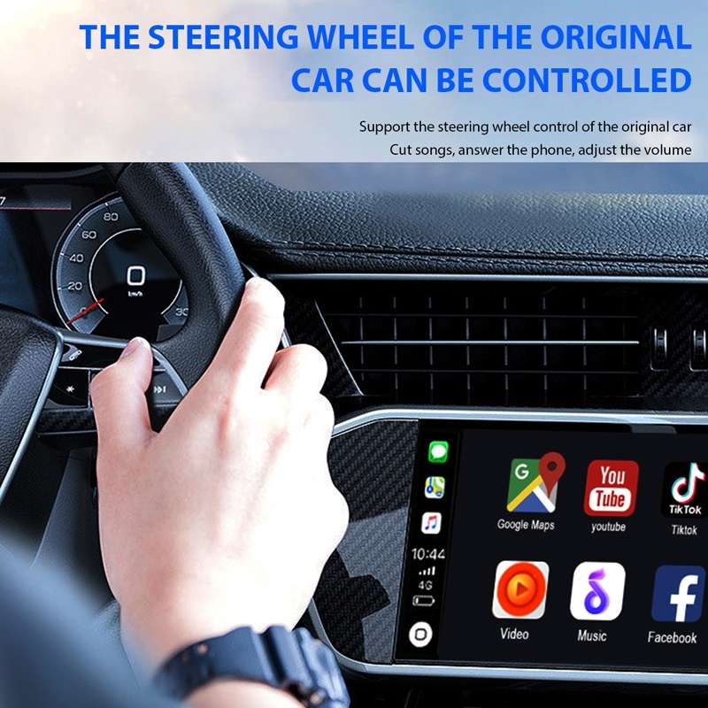 For Android Car Carplay Box Wired to Wireless Bluetooth Adapter