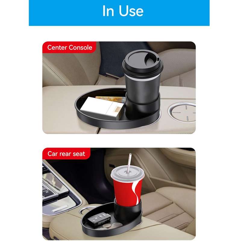 Car Drink Cup Holder Portable Hook Storage Rack(Blue)