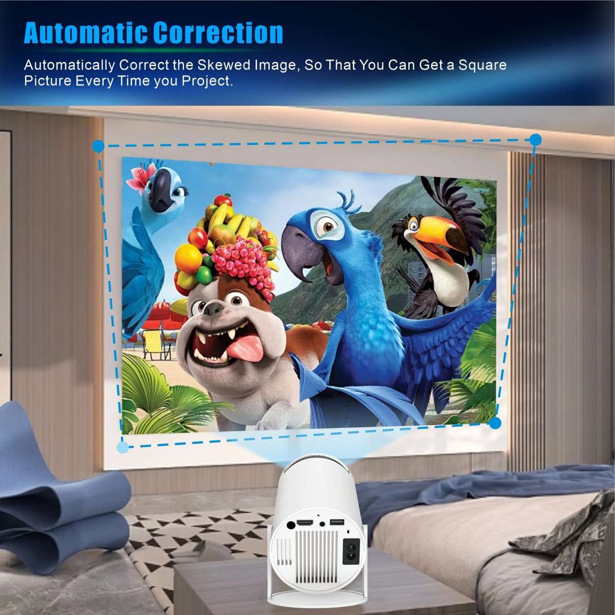 4K Smart LED Projector