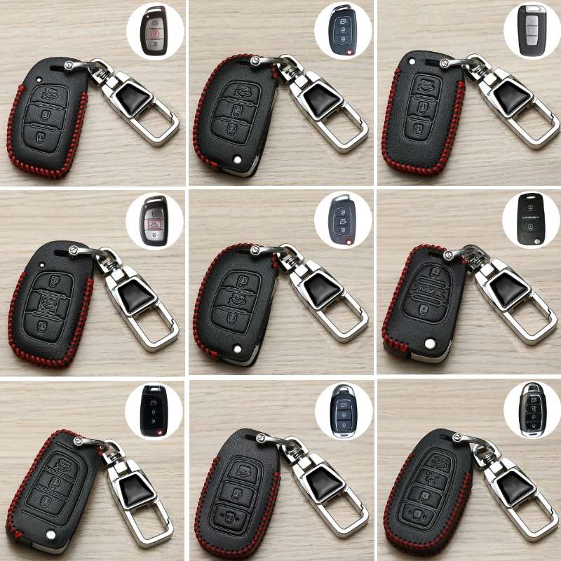 For Hyundai Car Key Cover Multifunctional Keychains Anti-lost Number Plates, Style: D