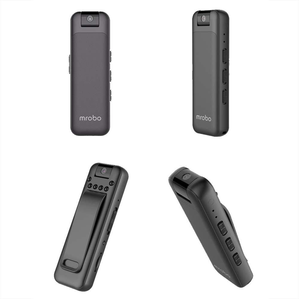 Mrobo D3 1080P Rotating Camera HD Infrared Night Recording Pen, Size: No Memory(Black)