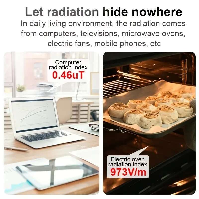 MESTEK EMF01 Electromagnetic Radiation Detector Highly Sensitive 3-Axis Sensing Probe