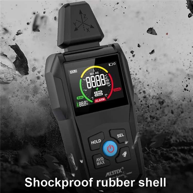MESTEK EMF01 Electromagnetic Radiation Detector Highly Sensitive 3-Axis Sensing Probe