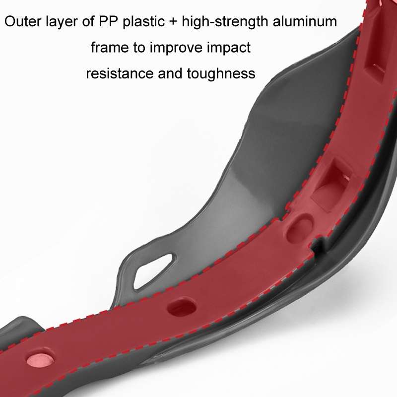 BSDDP Motorcycle Modified Anti-fall Front Handlebar Hand Guard Windshield(Red)