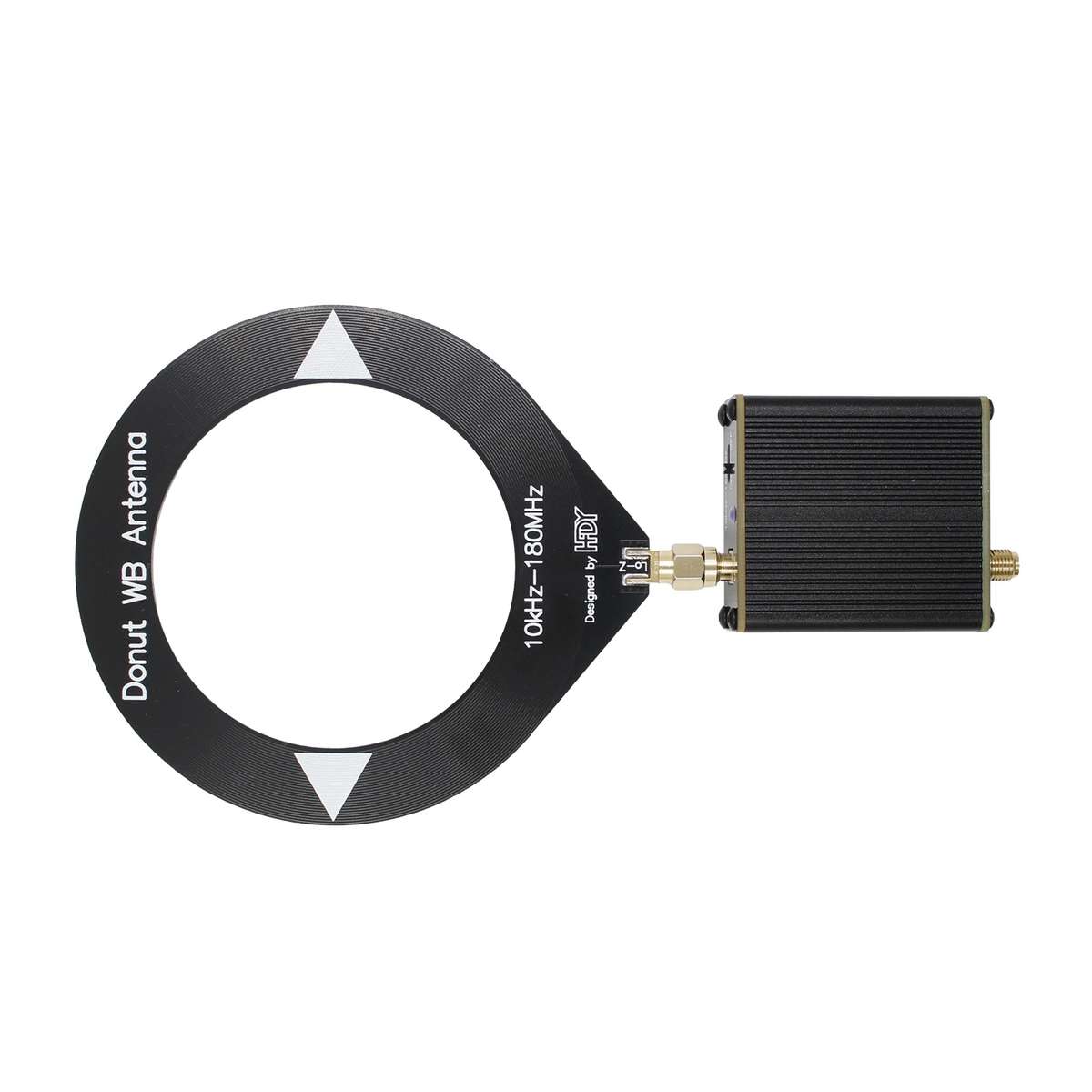 Donut Broadband Antenna With Low Impedance Converter(Black)