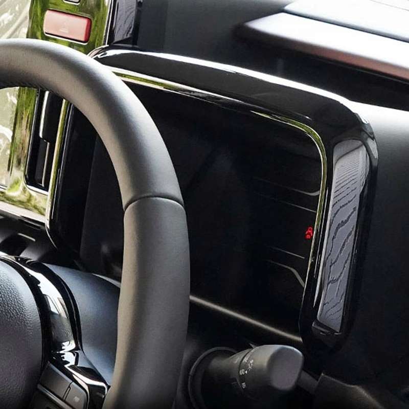 For 2024 Suzuki Spacia MK04 Series Right-hand Drive Center Console Decorative Frame(Black)