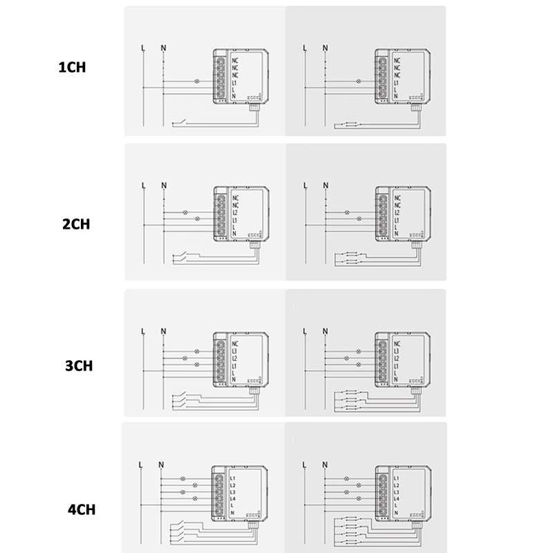 1CH WiFi Smart Switch Module For Alexa / Google Home / Tuya Smart Life APP