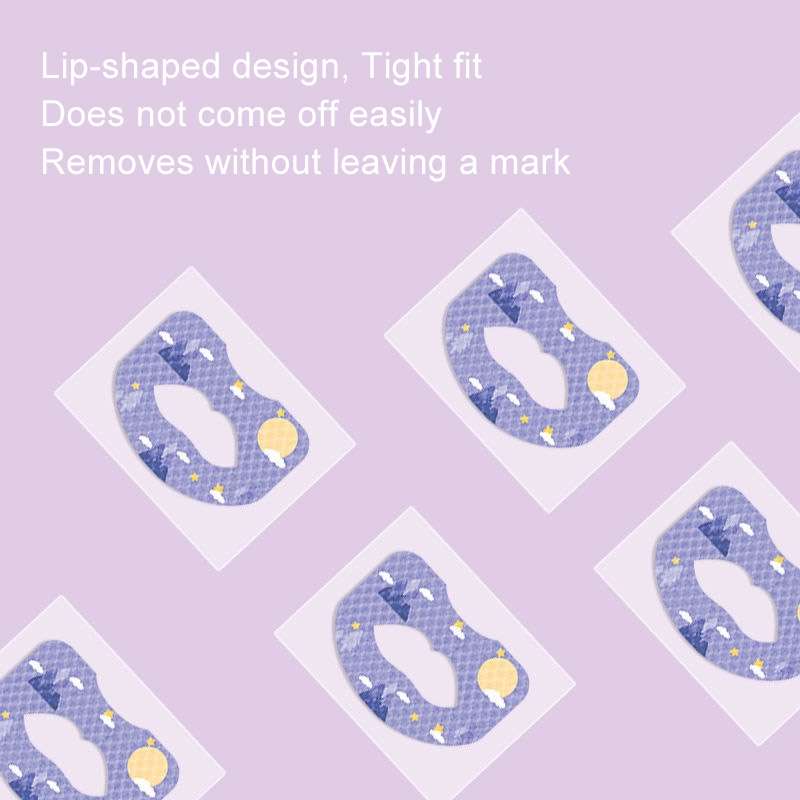 30pcs /Box Fawnmum Mouth Breathing Patch Night Stop Snoring Patch Anti-Snoring Closed Mouth Patch, C