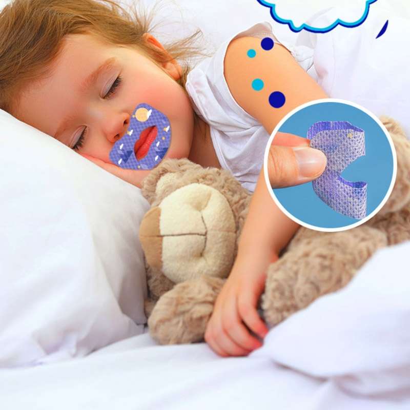 30pcs /Box Fawnmum Mouth Breathing Patch Night Stop Snoring Patch Anti-Snoring Closed Mouth Patch, C