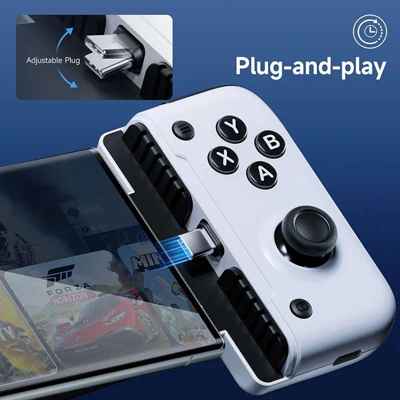 EasySMX M05 Mobile Gaming Controller For Type-C Mobile Phones And IPhone 15 Series With Hall Tr