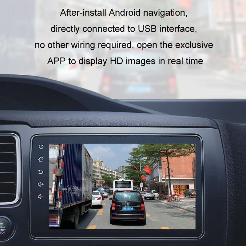 Android ADAS HD Night Vision 1080P USB Driving Recorder, Model: Dual Lens(No Card)