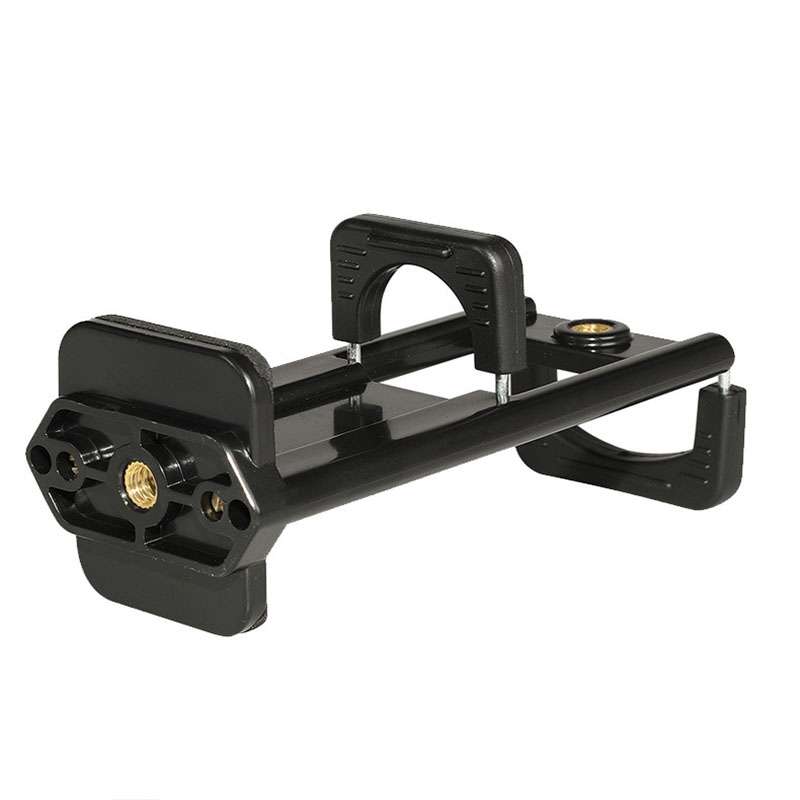 Desktop Live Dual-purpose Mobile Phone Holder Photography Tripod Tablet Clamp(Black)