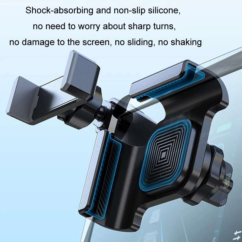 SHUNWEI Car Navigation Screen Floating Mobile Phone Holder, Style: Magnetic Type